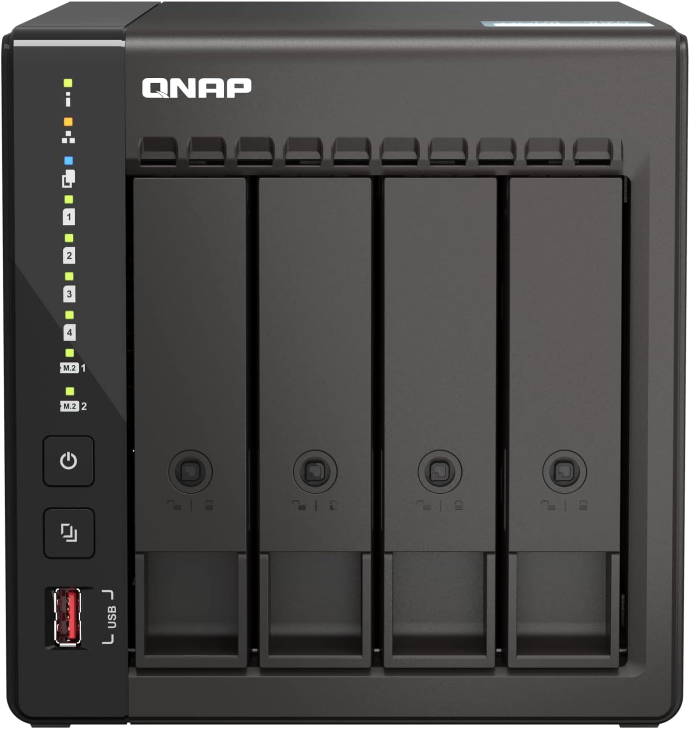 QNAP TS-453E-8G 4-Bay Intel Quad-core CPU Multimedia NAS with Dual 2.5GbE, 8GB RAM