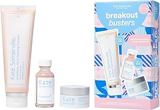 Kate Somerville Breakout Busters EradiKate Set – Facial Skincare Set with EradiKate Cleanser, EradiKate Acne Treatment, & Oil Free Moisturizer