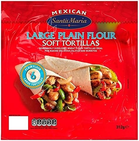 Santa Maria Large Plain Flour Tortilla 320g