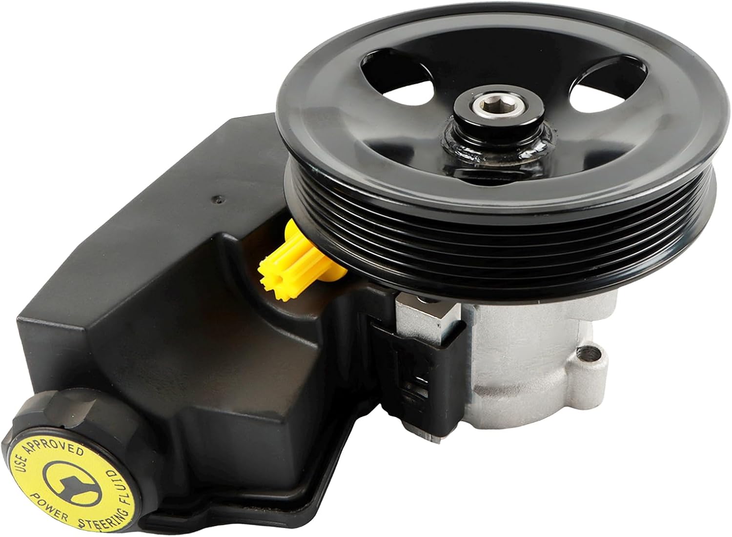 Power Steering Pump 20-38771 86-00274 Fits for 1997-2001 Jeep-Cherokee L6 4.0L,for 1998-2003 XJ Wrangler L6 4.0L Auto Pump Aftermarket Parts