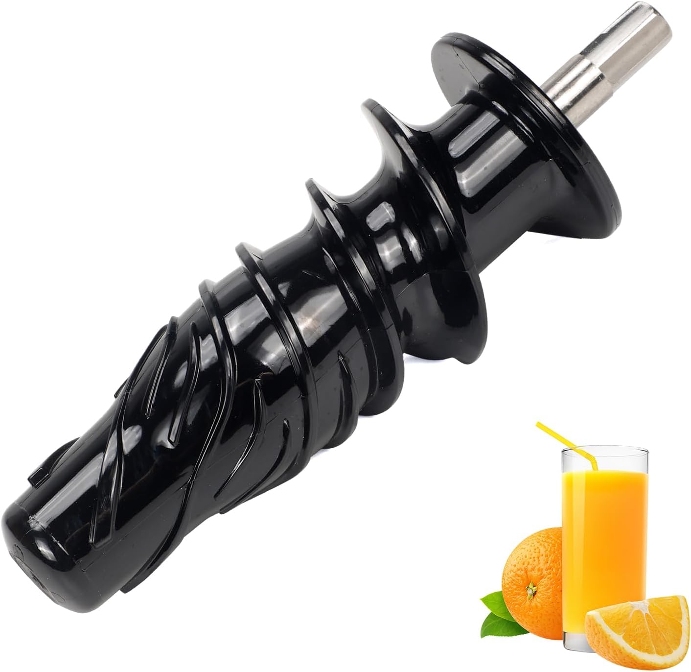 Yidata Juicer Replacement Part Auger for Omega Masticating Single Ultem Gear Compatible with Omega 8006 8004 NC800 NC900 Juicer