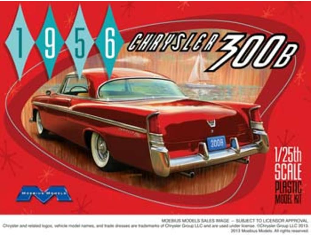 Platz Moebius Chrysler 300B 1956 Model Kit