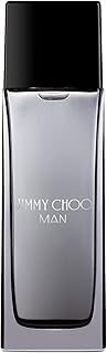 JIMMY CHOO Man Eau de Toilette Travel Spray - Long Lasting Fragrance with notes of Lavender, Pineapple Leaf & Patchouli - Sweet & Musky - 0.5 fl. oz.