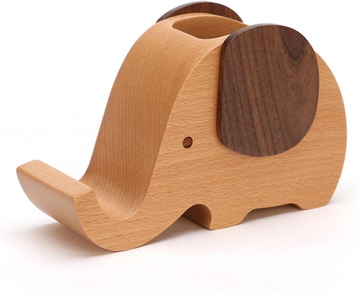 HRLORK Wooden Pen Holder Wooden Pencil Phone Holder Multifunction Desk Organiser Desktop Tidy for Office School Home Stationery Supplies Birthday Gifts for Women