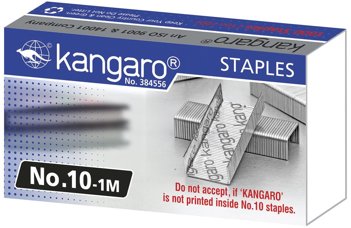 Kangaro KA101 M Staples Number 10 1 m Pack of 1000