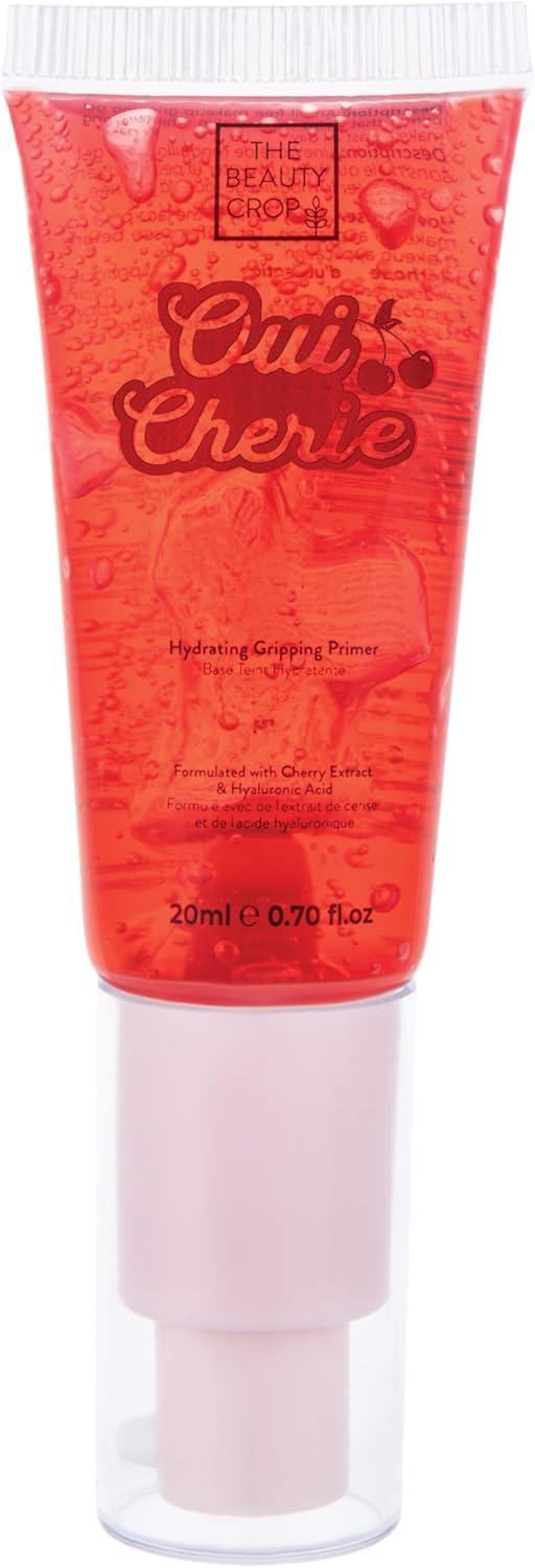 The Beauty Crop Oui Cherie Hydrating Gripping Primer - All-Day Makeup Locking Primer, Acne-Safe, Water Based, Vegan Friendly - 20 ml