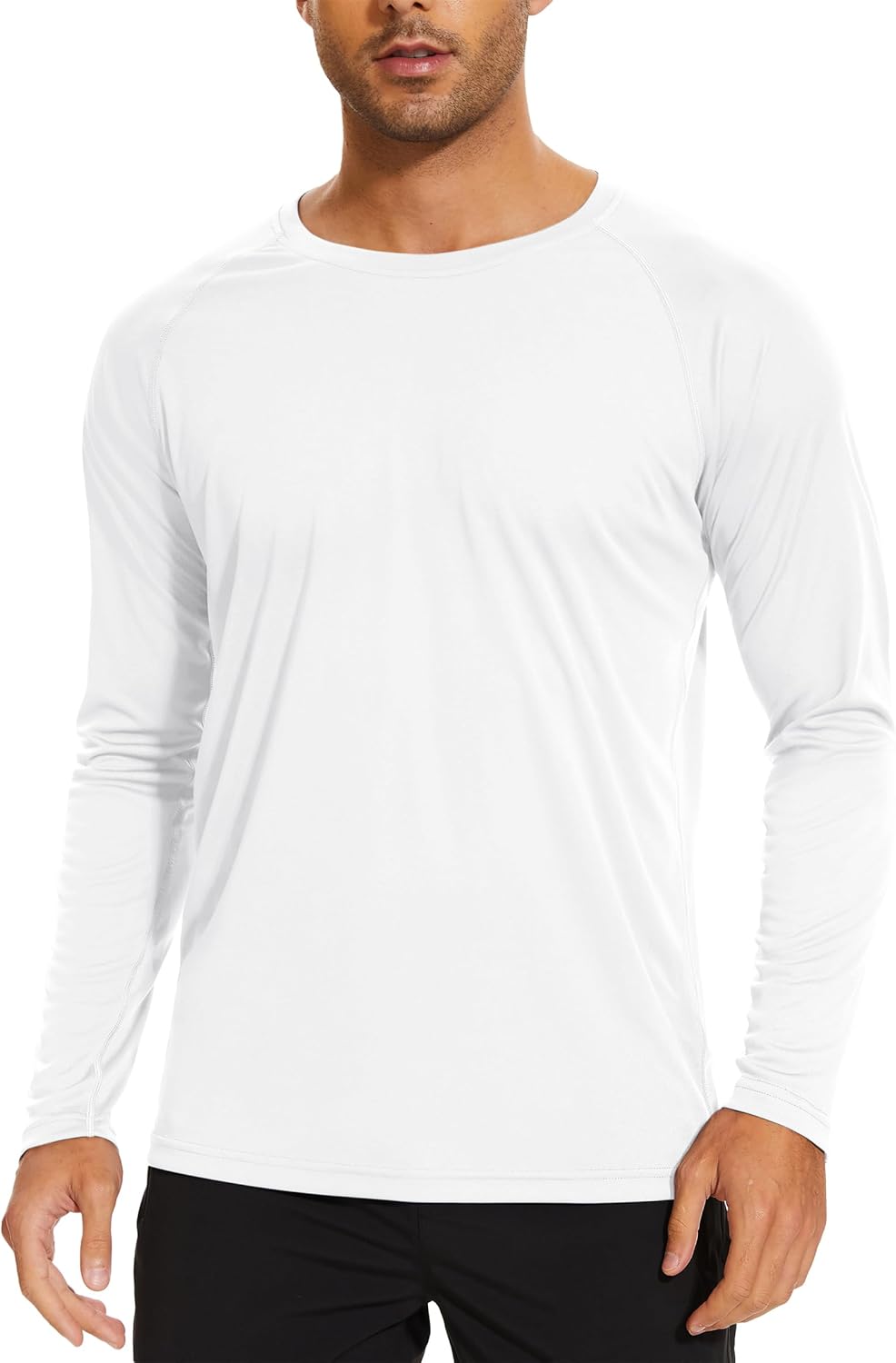 TACVASEN Men's UV Protection UPF 50+ Long Sleeve T-Shirt Casual Outdoor Hiking Walking Shirt