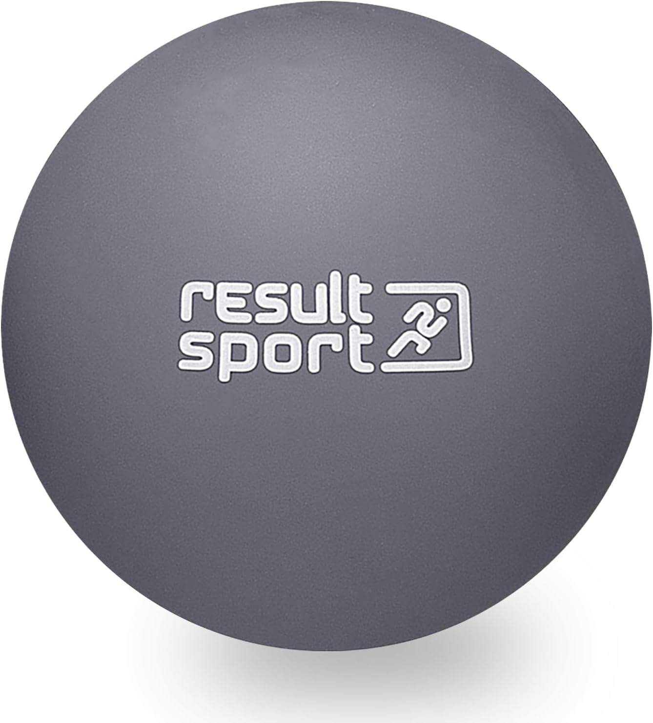 ResultSport Massage Ball Set with Storage Bag, Plantar Fasciitis Recovery, Trigger Point Massage, Deep Tissue Myofasical Relief (Lacrosse - Gray, Lacrosse)