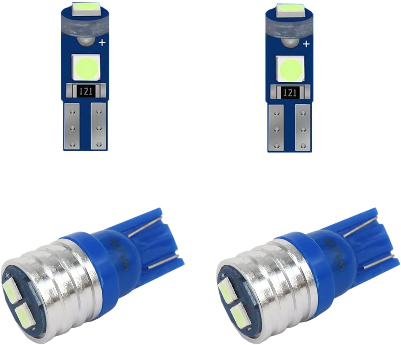 WLJH High Bright Ice Blue Instrument Panel Gauge Cluster Bulb Dash Led Light Kits for Jeep Cherokee XJ 1997-2001,Pack of 8