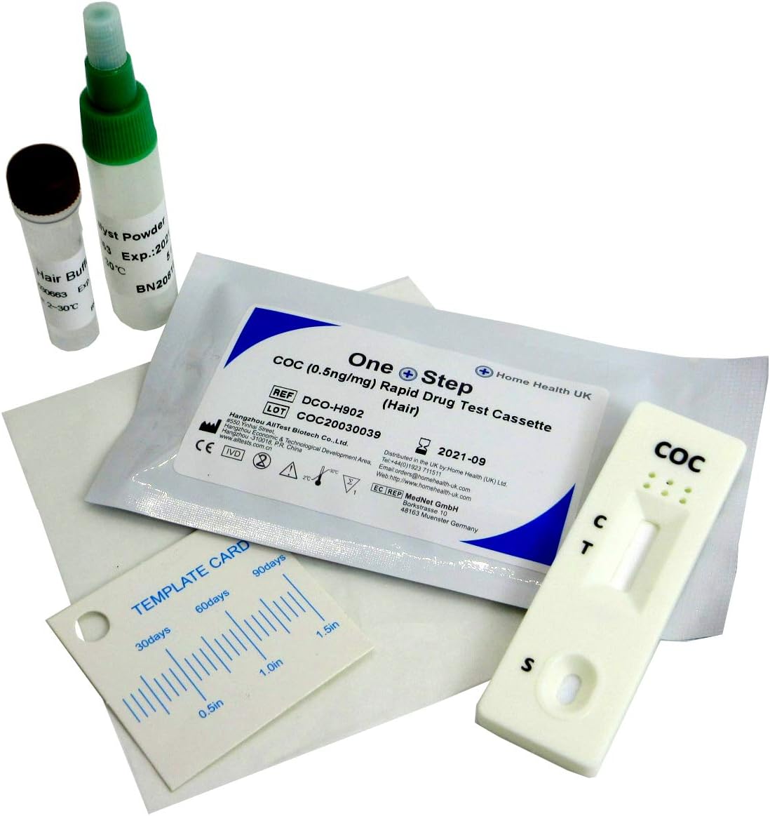 3 x Hair Drug Test Kit Cocaine
