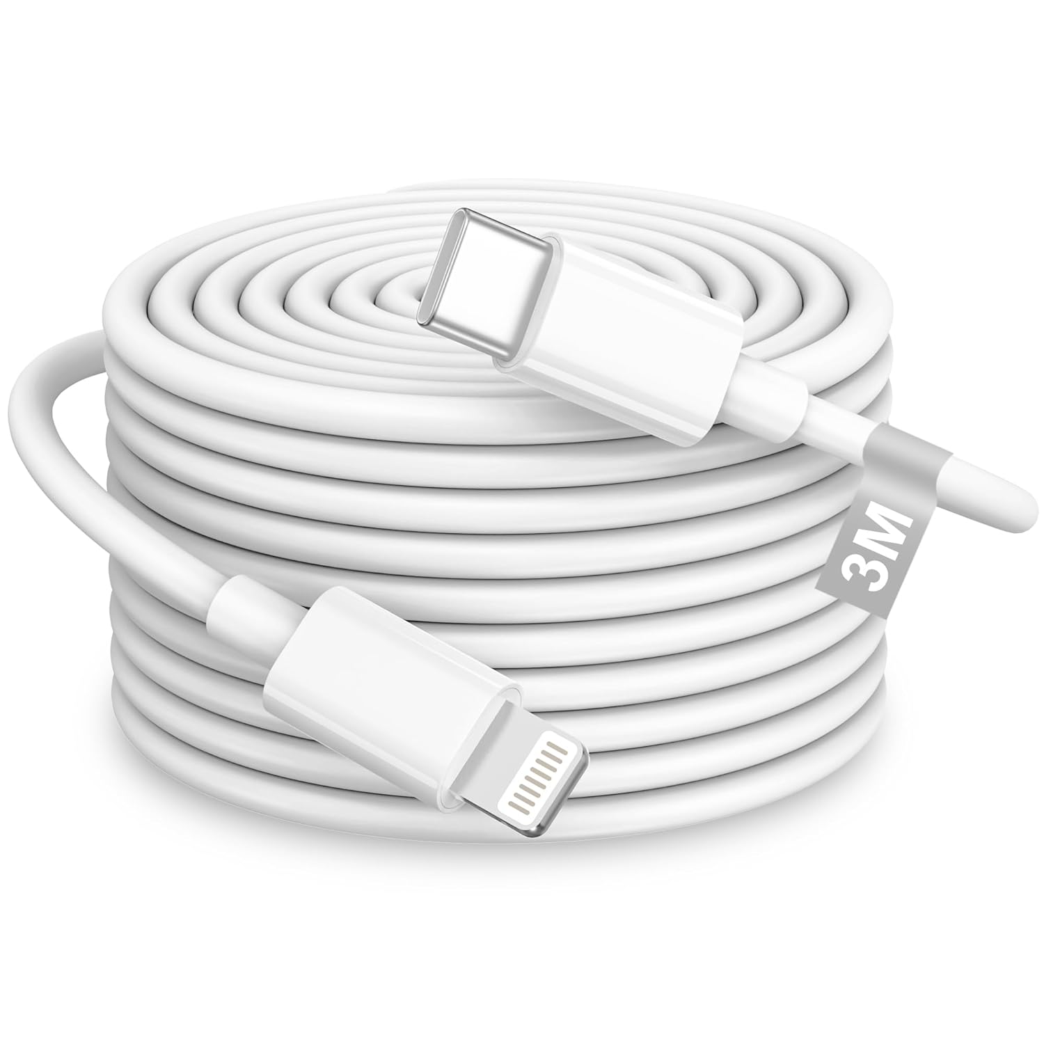 USB C to Lightning Cable 3M[Apple MFi Certified], iPhone Fast Charger Cable 3M Long USB C Charger Cable Fast Charge iphone Charger Cable Wire Lead for iPhone 14/13/12/11 Pro Max/Plus/XS/XR/X/SE/8/iPad