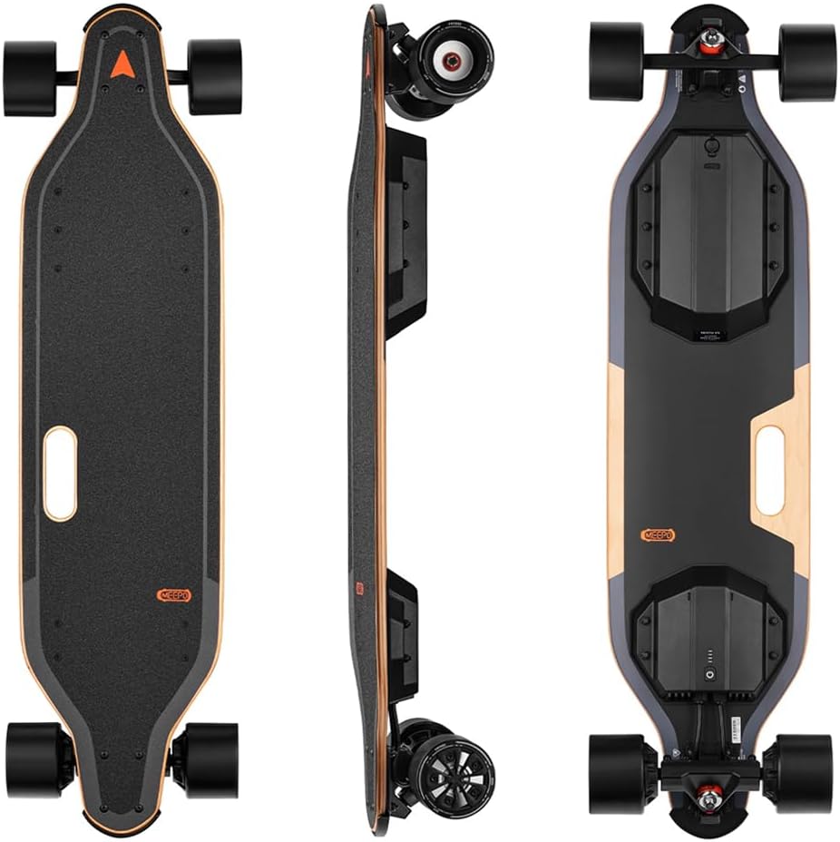 MEEPO Campus/V3S/V5/ER/ENVY Electric Skateboard with Remote, Top Speed Up to 29 Mph, 4 Speed Smooth Braking, Easy Carry Handle Design, Suitable for Adults & Teens Beginners