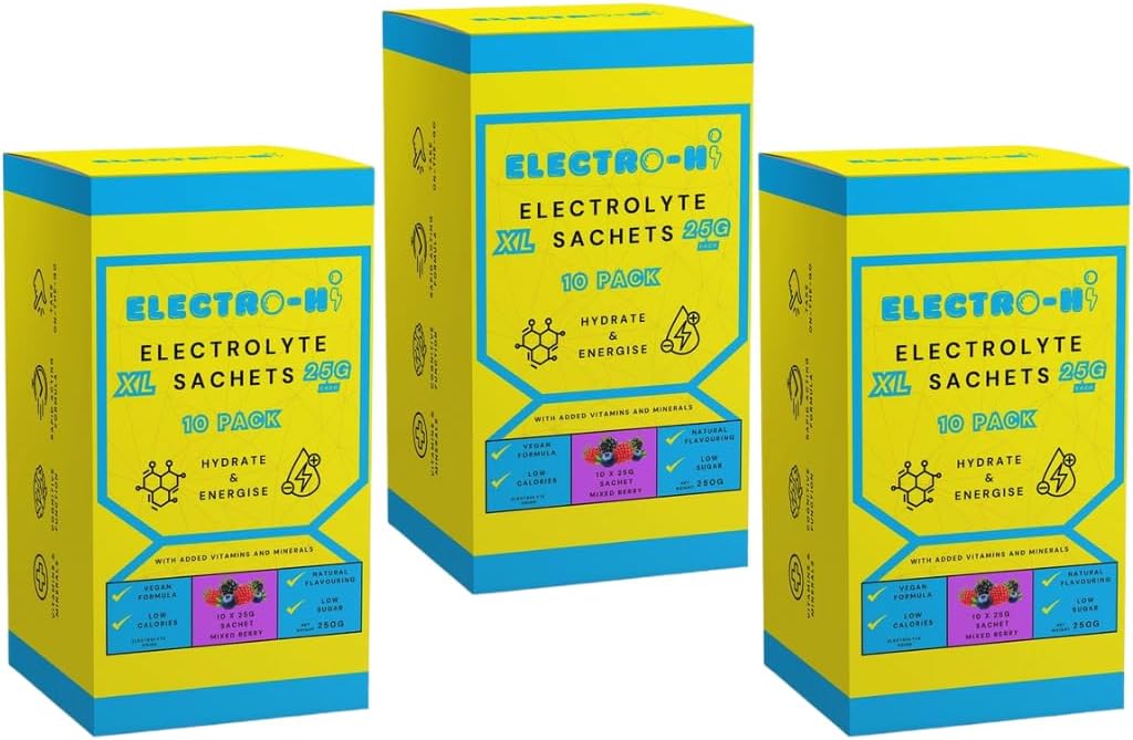 ELECTRO-HI ™ Electrolyte Sachets (30 Pack, Mixed Berry)