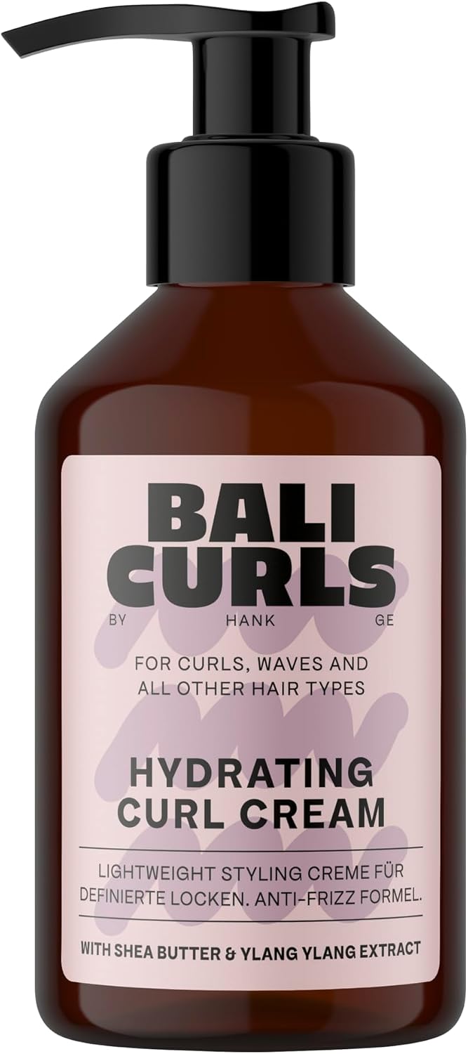 Bali Curls Hydrating Curl Cream, 150 ml, Leave In for Curly & Wavy Hair