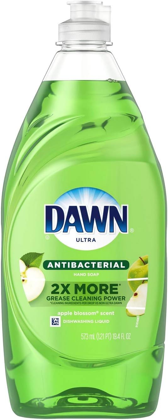 2 Pk. Dawn Ultra Antibacterial Dishwashing Liquid, Apple Blossom 19.4 (38.8 Fl. Oz. Total)