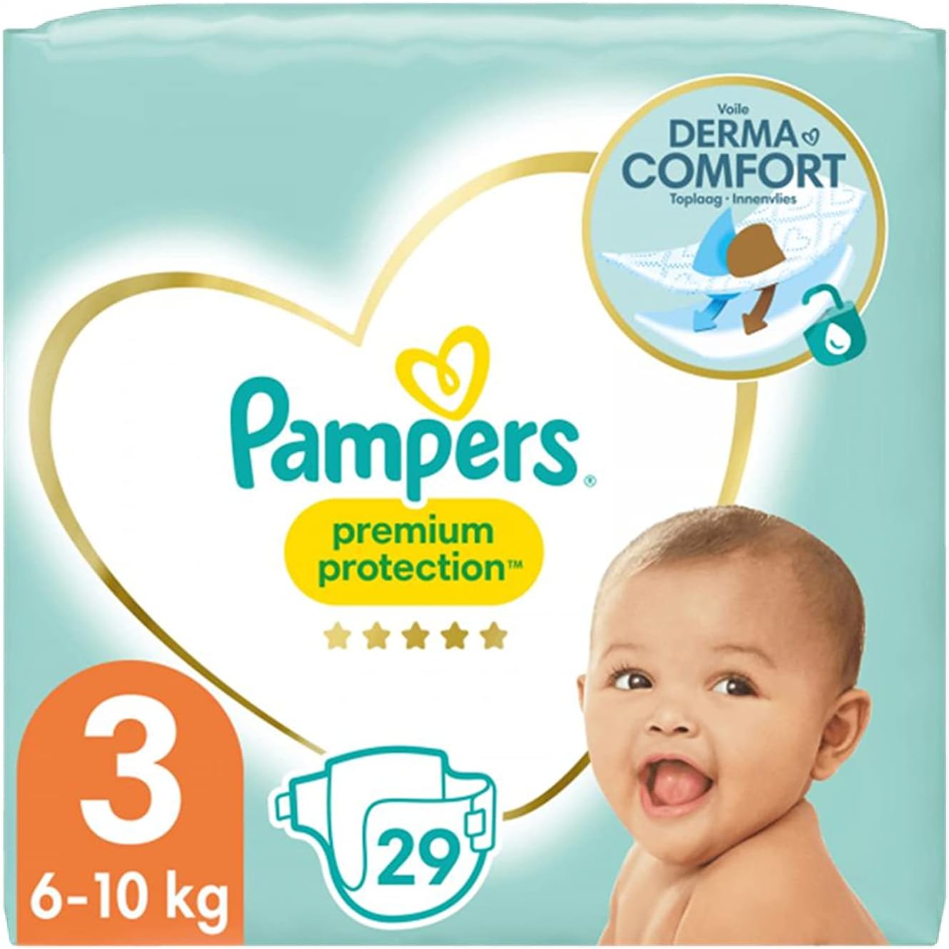Pampers Baby Nappies Size 3 (6-10kg) Pack of 29