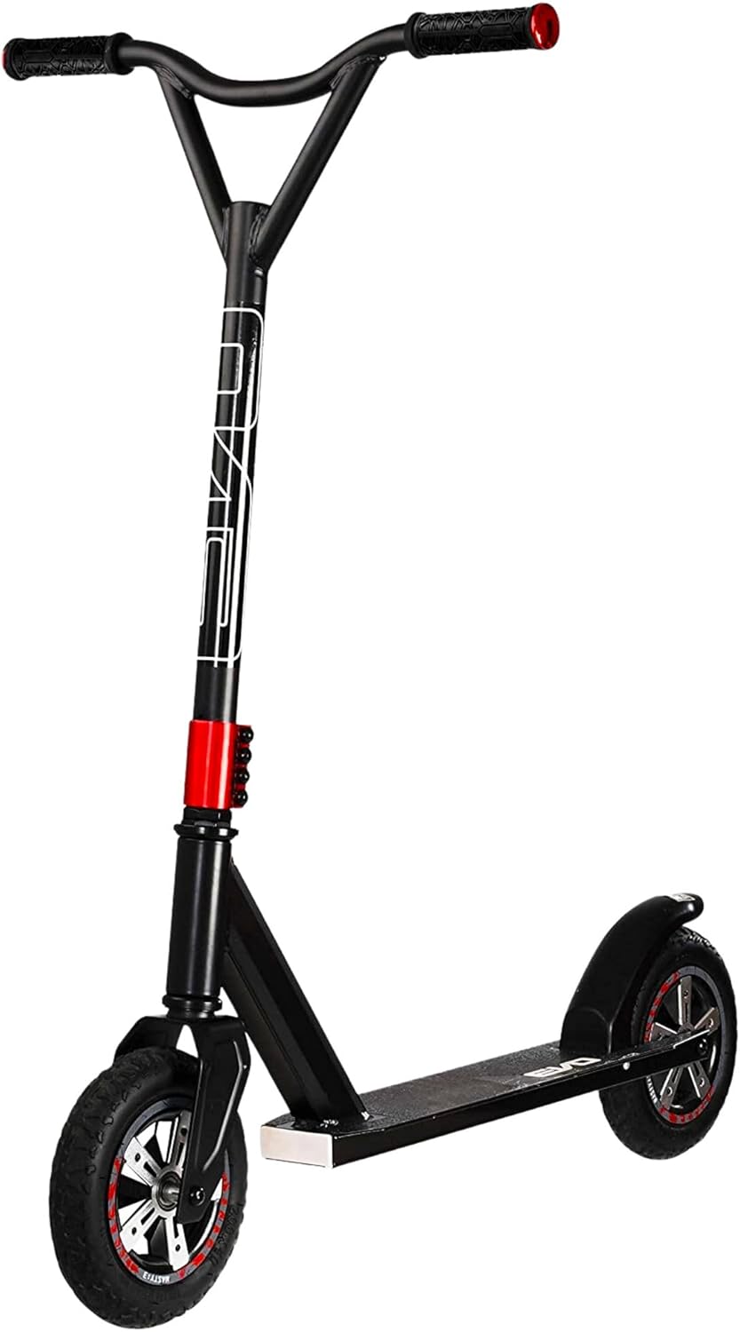 Evo Dirt Rider Scooter with Chunky Wheels Perfect For Off Road Stunts & Tricks Scooter for Teenager and Adults | Dirt Ramp Trick Scooter Ages 6-18+. Weight 100kg