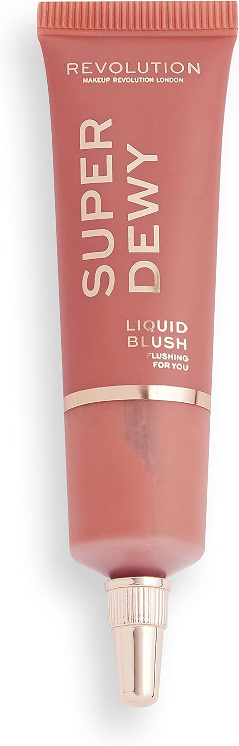 Makeup Revolution, Superdewy Liquid Blusher, Flushing For You, 15 ml
