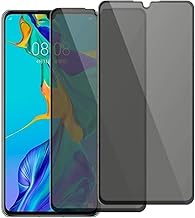 for Huawei P30 Pro Anti-spy Screen Protector Tempered Glass, (2pcs) Bubble Free Case Friendly 3D Curved Privacy Screen Protective Film for Huawei P30 Pro