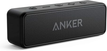 Anker Soundcore 2 Portable Bluetooth Speaker with IPX7 Waterproof, 24-Hour Playtime, Wireless Stereo Pairing, 12W Stereo Sound, Bluetooth 5, Bassup, Electronics for Home, Shower, Outdoors, Travel
