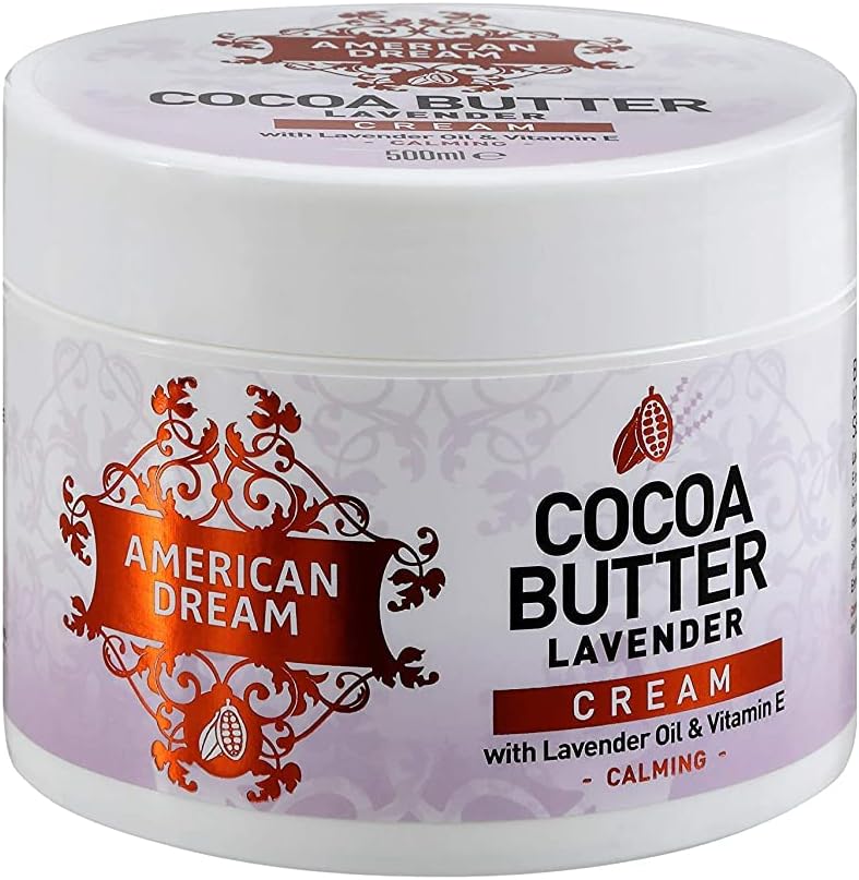 American Dream Cocoa Butter Lavender Cream infused with Lavender Oil & Vitamin E 500ml
