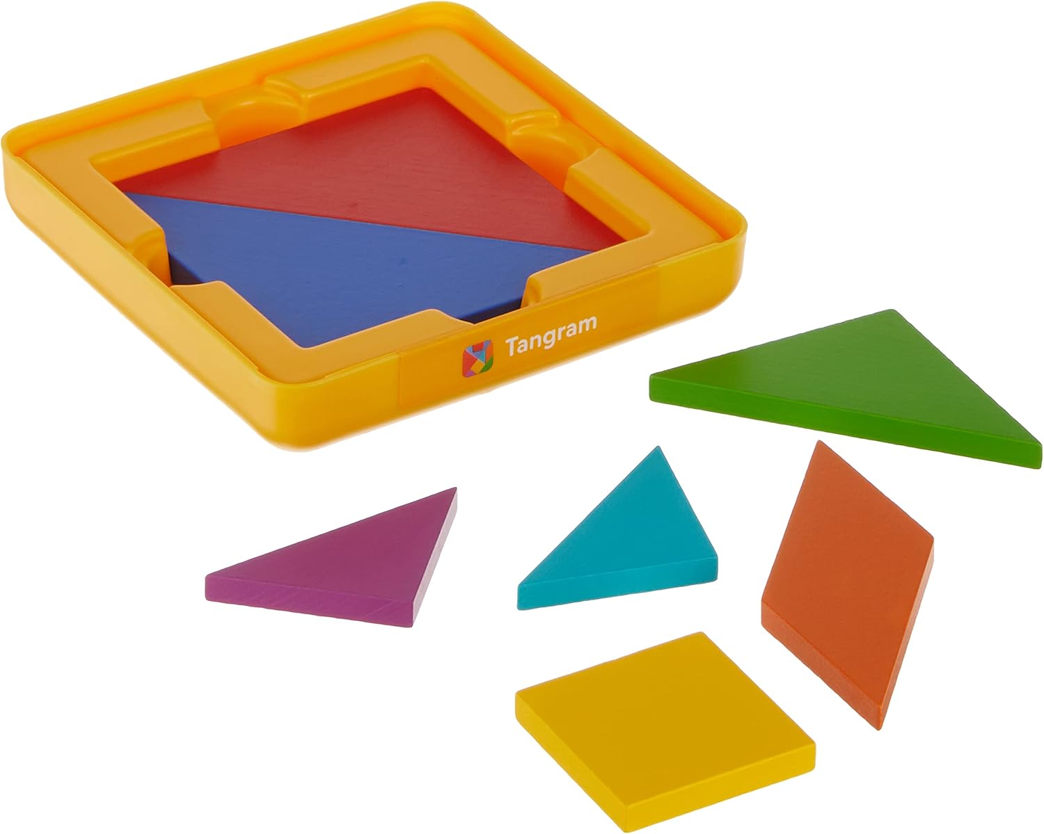 Osmo - Genius Tangram for iPhone, iPad & Fire Tablet - Ages 6-10 - Use Shapes/Colors to Solve for Visual Puzzles (500+) Educational Learning Games - STEM Toy Gifts - Boy & Girl (Osmo Base Required)