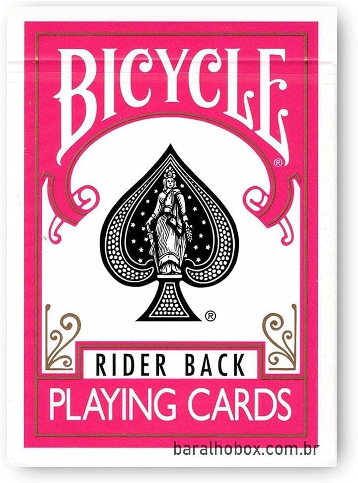 Bicycle Rider Back Fuchsia Deck