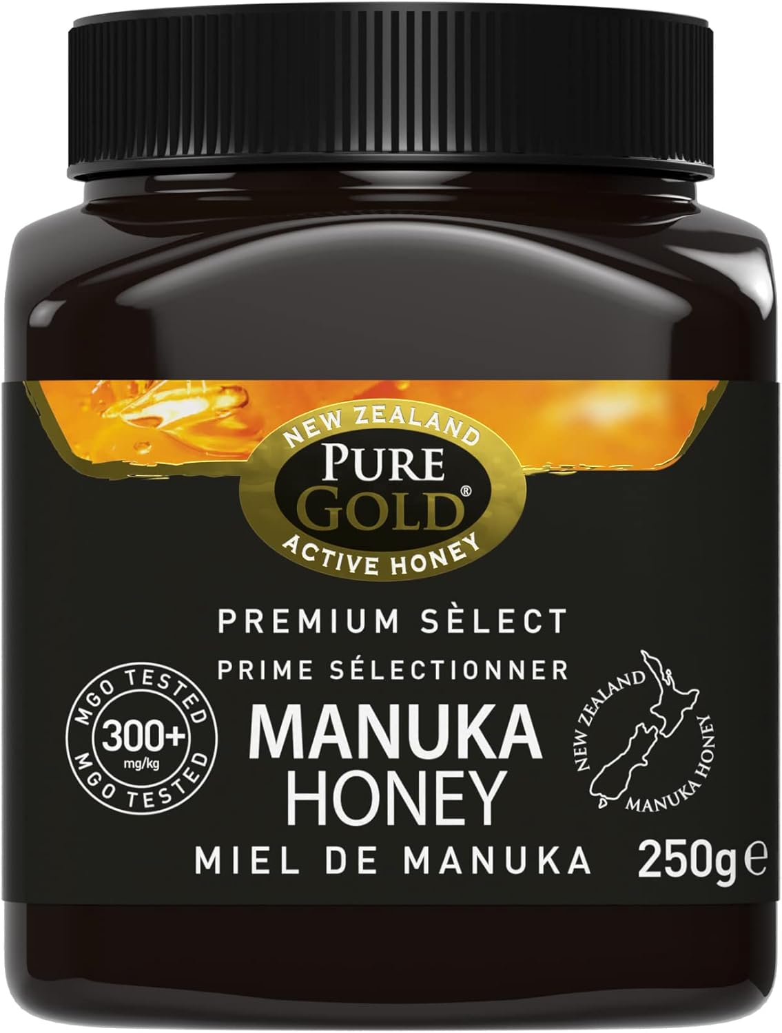 Manuka Honey 300+ MGO Certified Pure Gold Premium Manuka Honey 250g