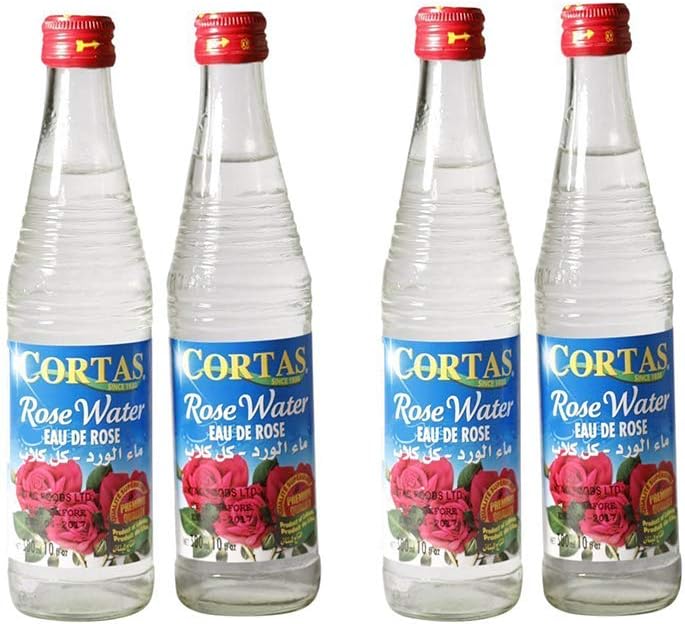 Rose Water, Cortas, 4 x 300ml