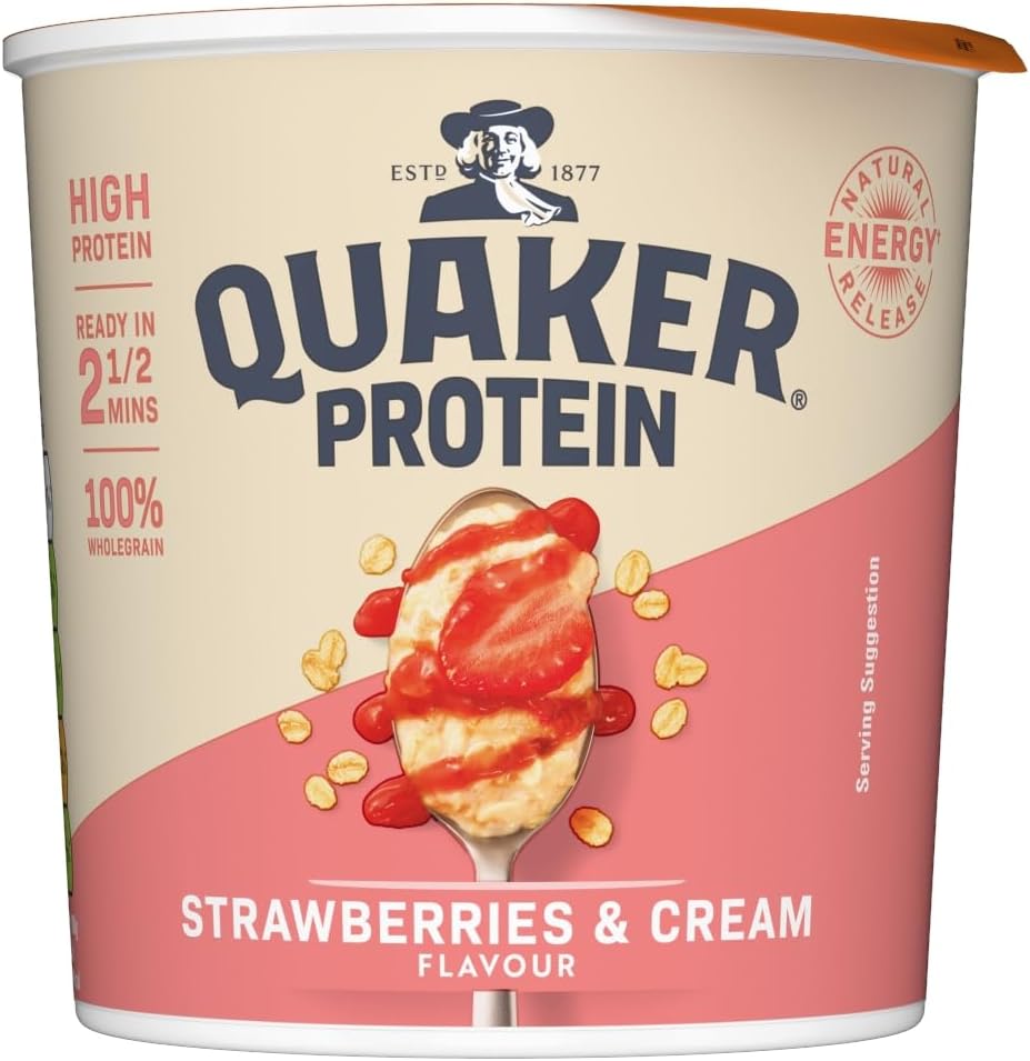 Quaker Protein Strawberries & Cream Pot (Case of 6)