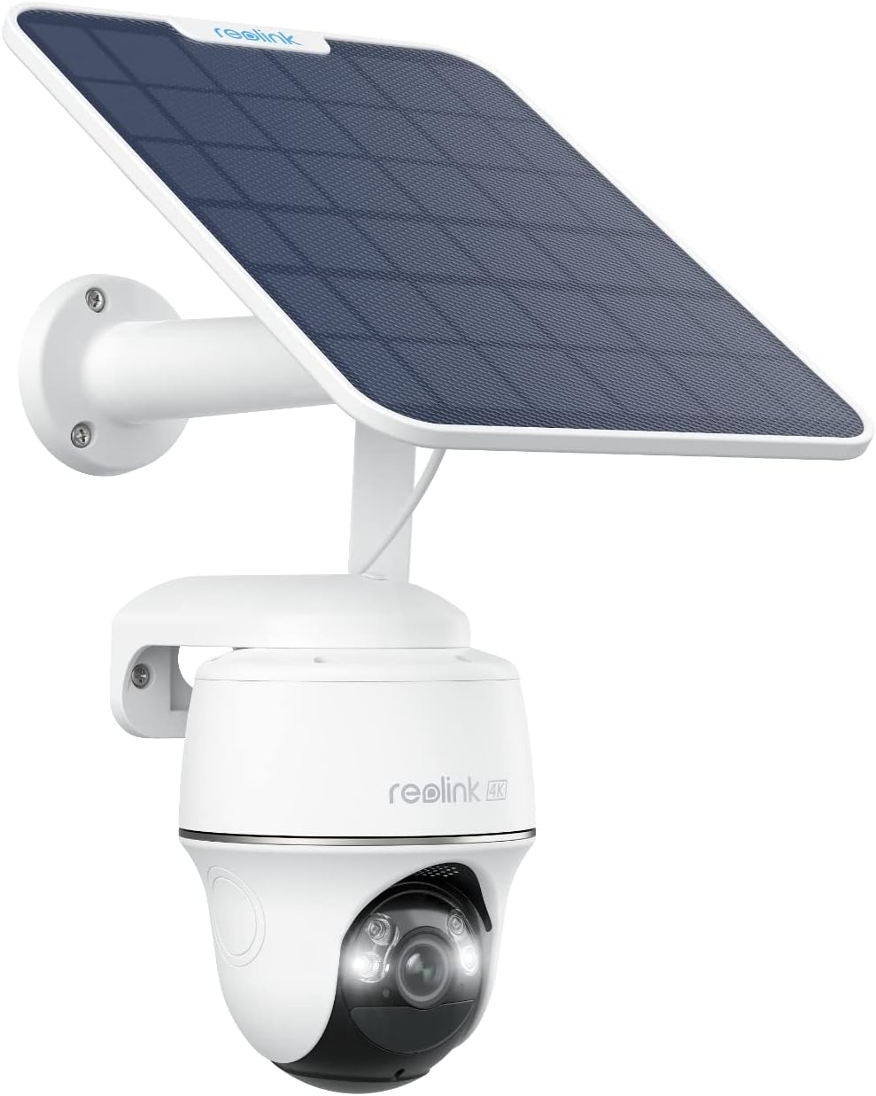 Reolink 4G LTE Solar Security Camera Outdoor Wireless with Spotlight, 4K Color Night Vision, Pan 355°&Tilt 140°, Animal/Person/Vehicle Detection, 2-Way Audio, Works with Alexa, Go PT Ultra+Solar Panel