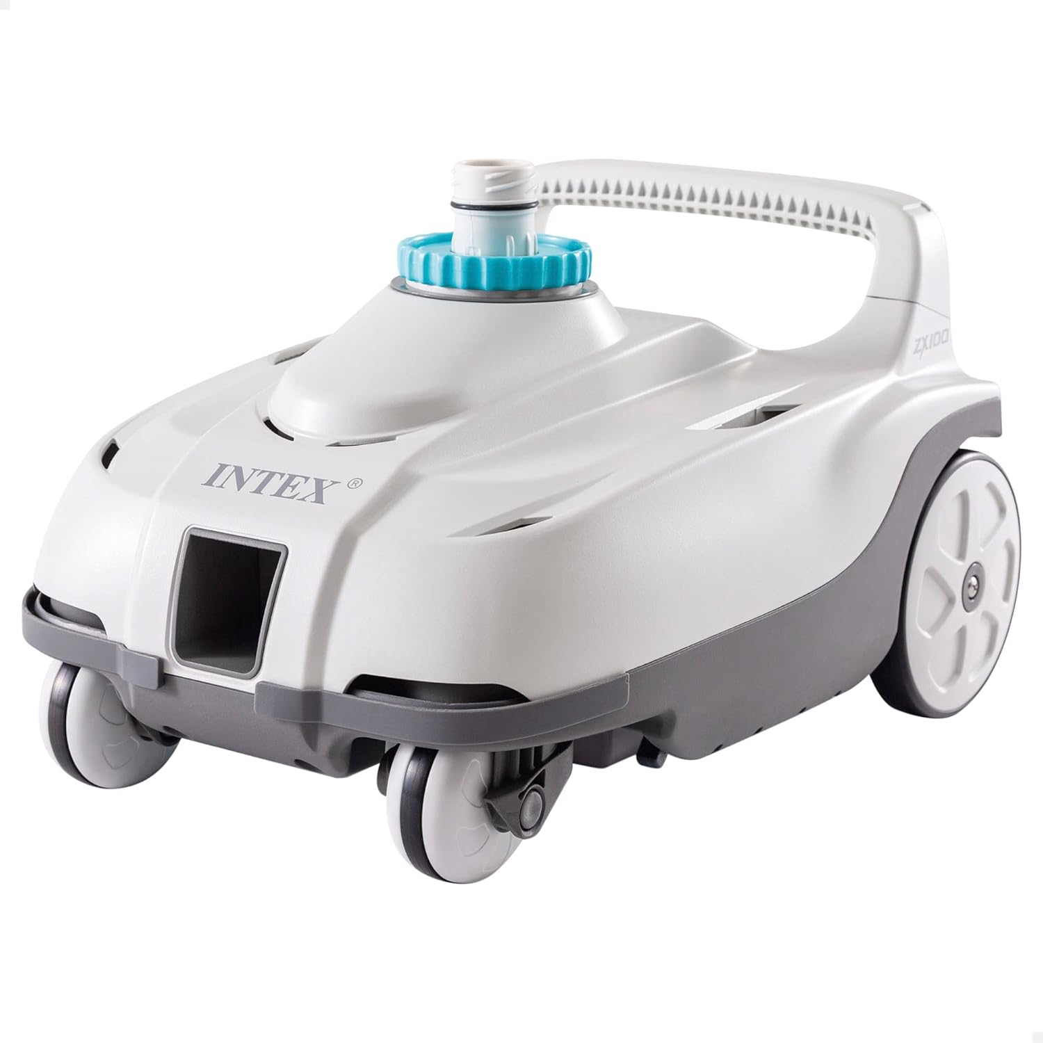 Intex 28006EX - ZX100 Automatic Robot Cleaner for Above Ground Pools for Flow Filter Pumps 6056-13248 L/h, Plastic, White