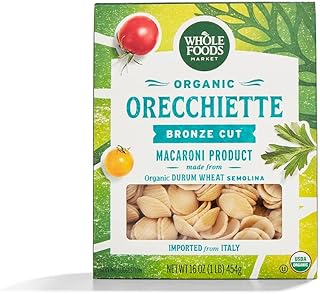 Whole Foods Market, Organic Orecchiette Rigate, 16 Ounce
