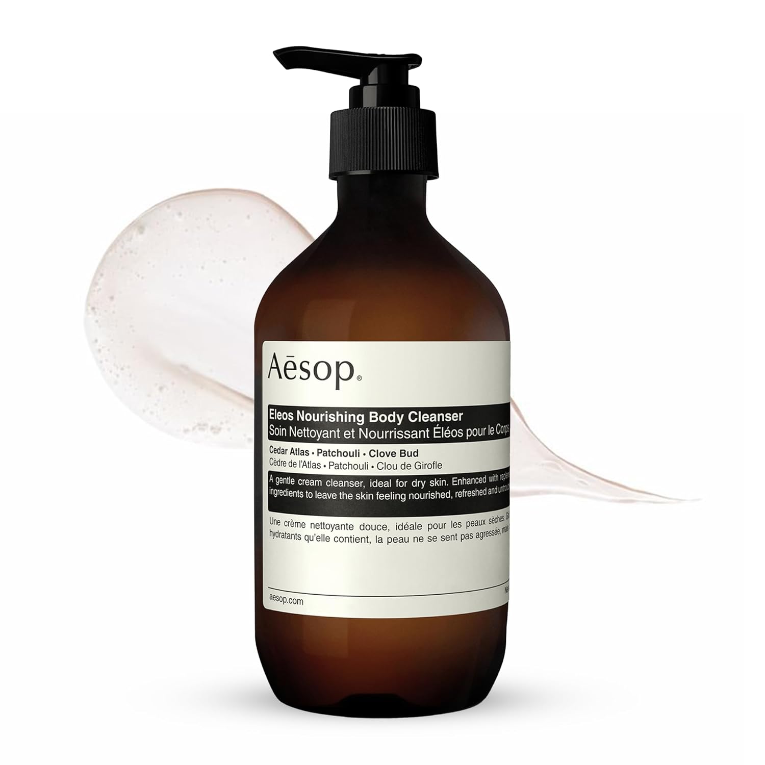 Aesop Eleos Nourishing Body Cleanser | Moisturizing Body Wash for Dry, Dehydrated Skin | Made with Shea Butter & Lavender Oil | 500 mL / 16.9 oz