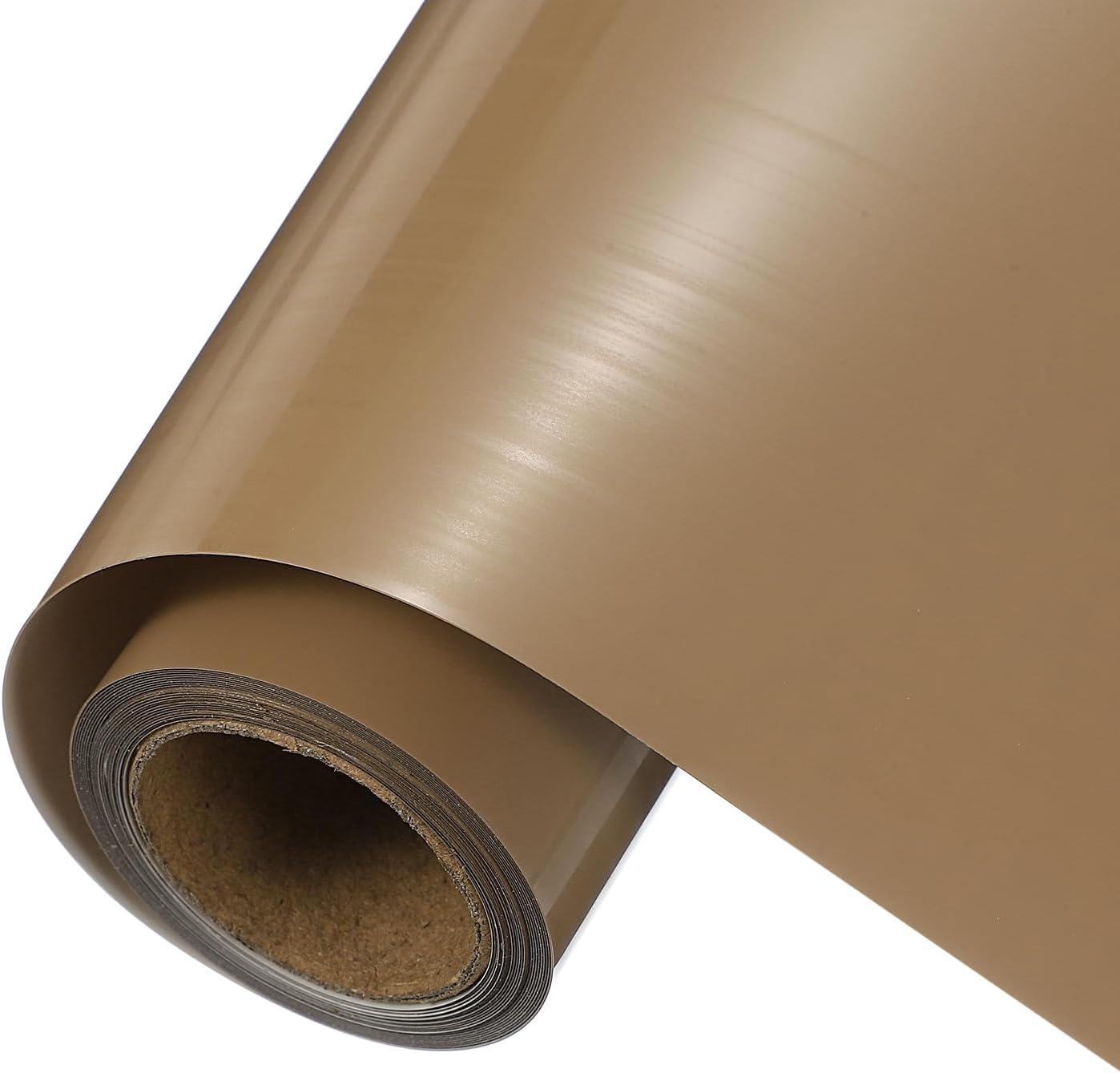 sourcing map Brown Heat Transfer Vinyl, 10 Inch x 8ft Iron-on Vinyl Roll for Decal Cutting Signs Scrapbooking DIY Craft Home Decoration