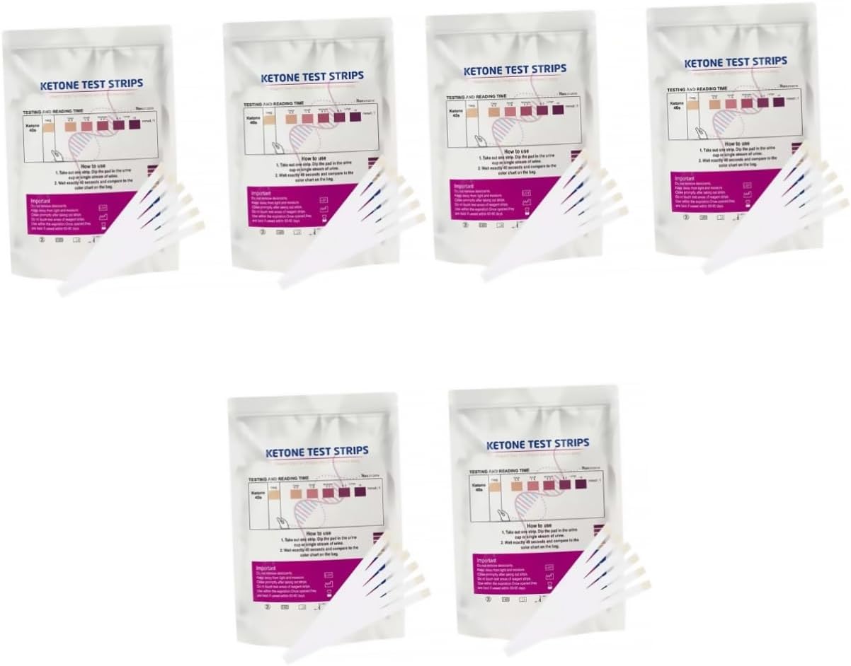 Ipetboom 6packs Urine Test Strips Ketone Mojo Testing Home Tests Reagent Strips