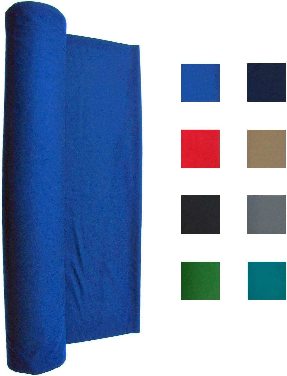 21 Ounce Pool Table - Billiard Cloth - Felt Priced Per Linear Foot Blue