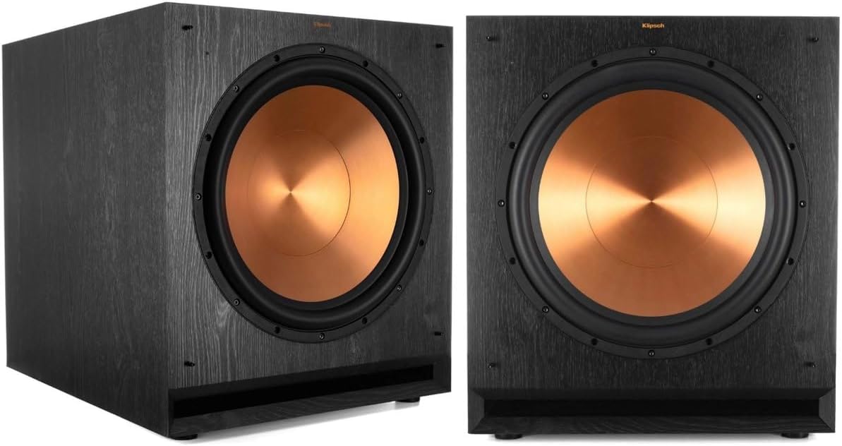 Klipsch SPL-150 15" 800W Subwoofer, Ebony Vinyl, 2-Pack