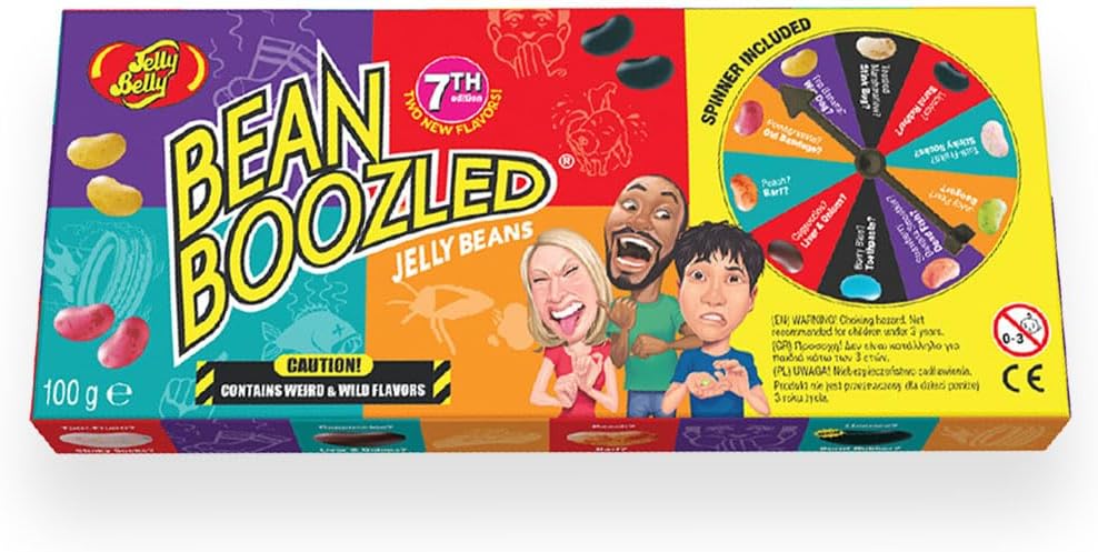 Jelly Belly Jelly Beans, Bean Boozled 6th Edition, Spinner Set - 100g