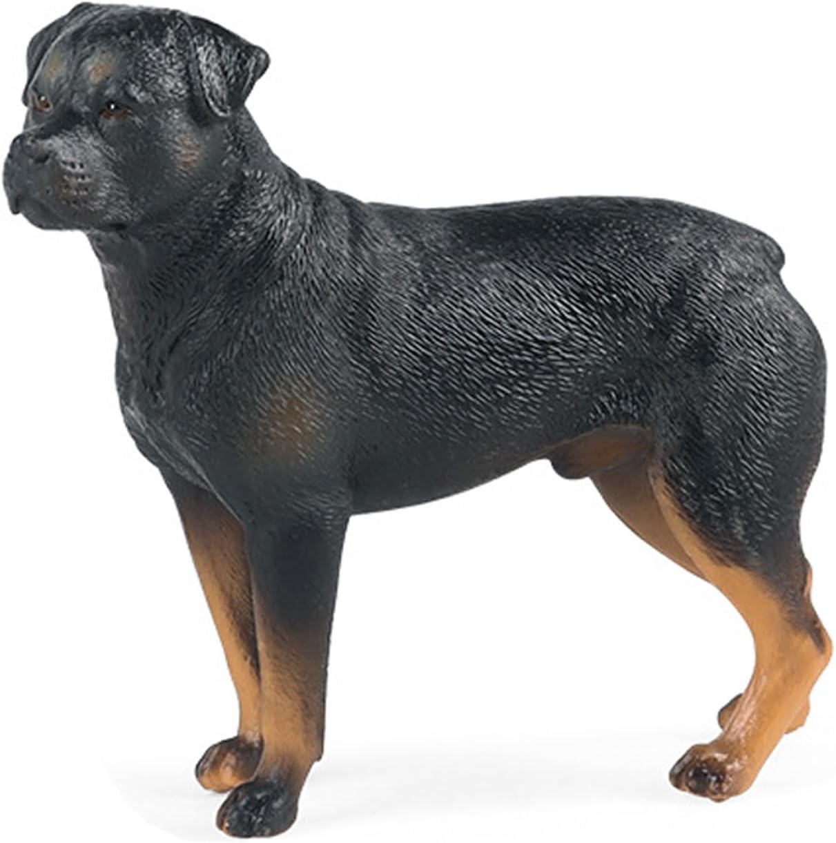 Farm Animal Figurines, Realistic Rottweiler Fairy Garden Accessories, Learning Toys for Science Project, Birthday Cake Topper Gift for Kids