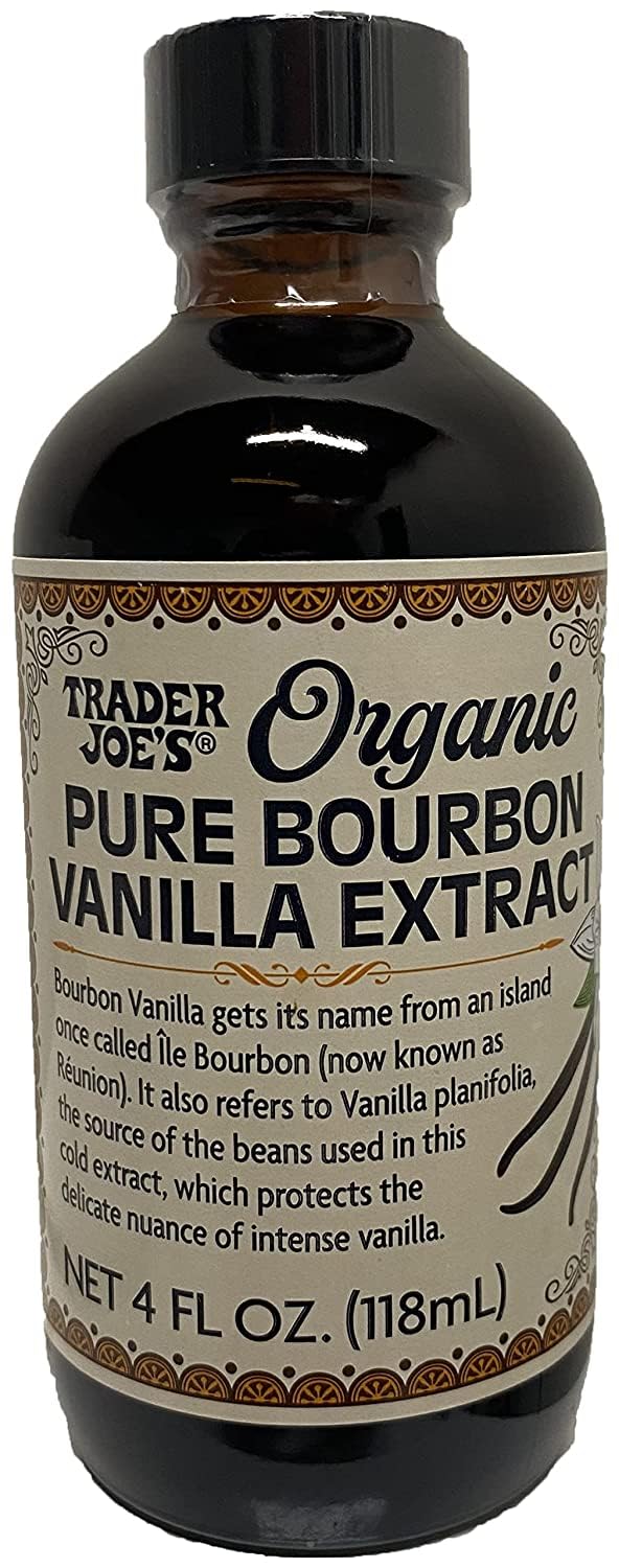 Trader Joe's Pure Bourbon Vanilla Extract - 4 Fl. Oz., 118ml in Plastic Bottle_AB