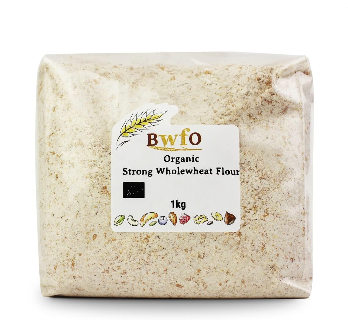 Organic Strong Wholewheat Flour 1kg (BWFO)