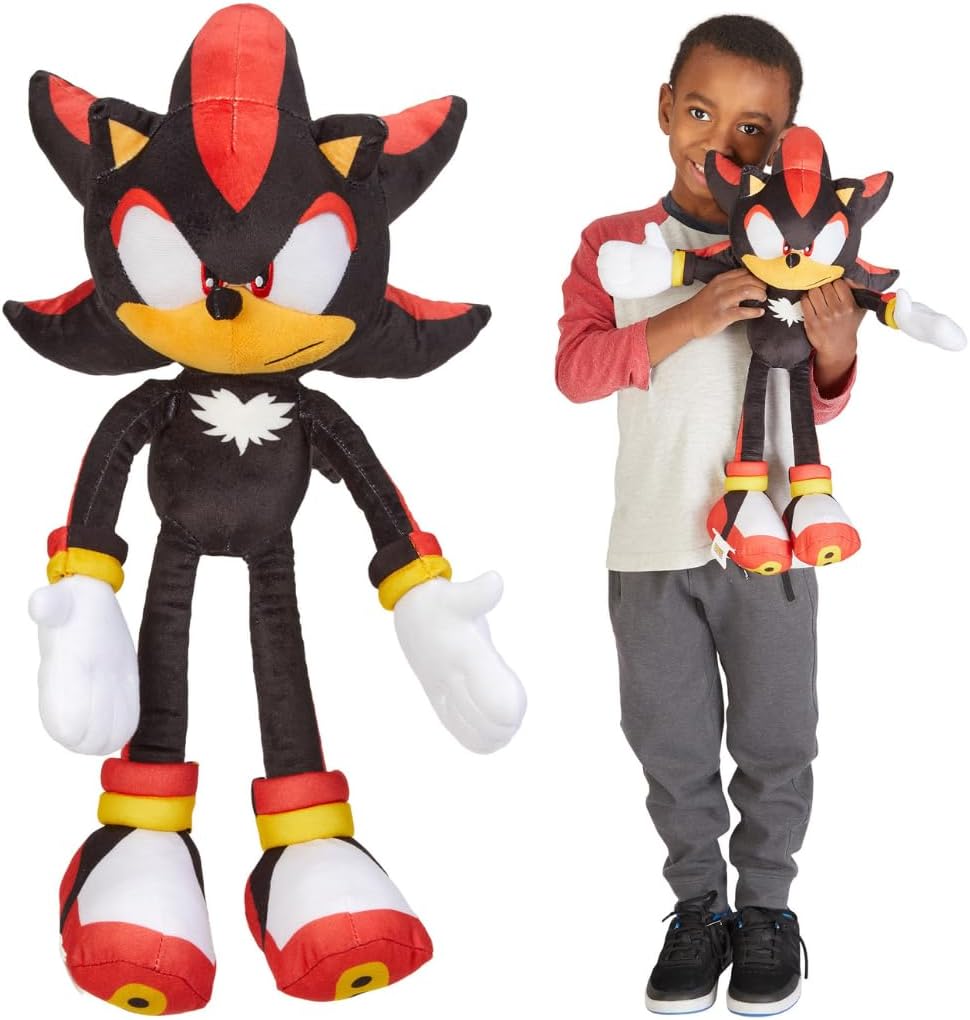 Franco Sonic Shadow The Hedgehog Anime Kids Bedding Super Soft Plush Cuddle Pillow Buddy, One Size, (Officially Licensed Product)