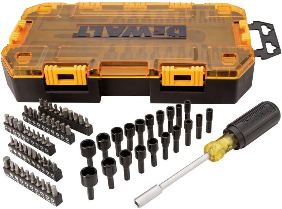 DEWALT Screwdriver Bit Set with Nut Drivers, 71-Piece (DWMT73808)