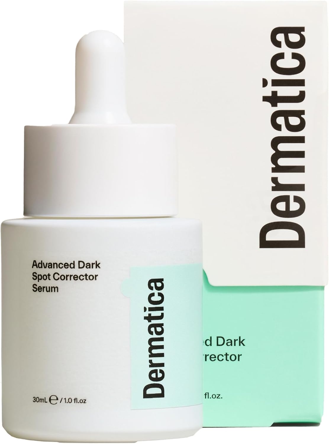 Dermatica Advanced Dark Spot Corrector Serum – Targets Dark Spots, Uneven Skin Tone, Discolouration & Post-Blemish Marks, Promotes Even Skin Tone & Radiance, 30ml