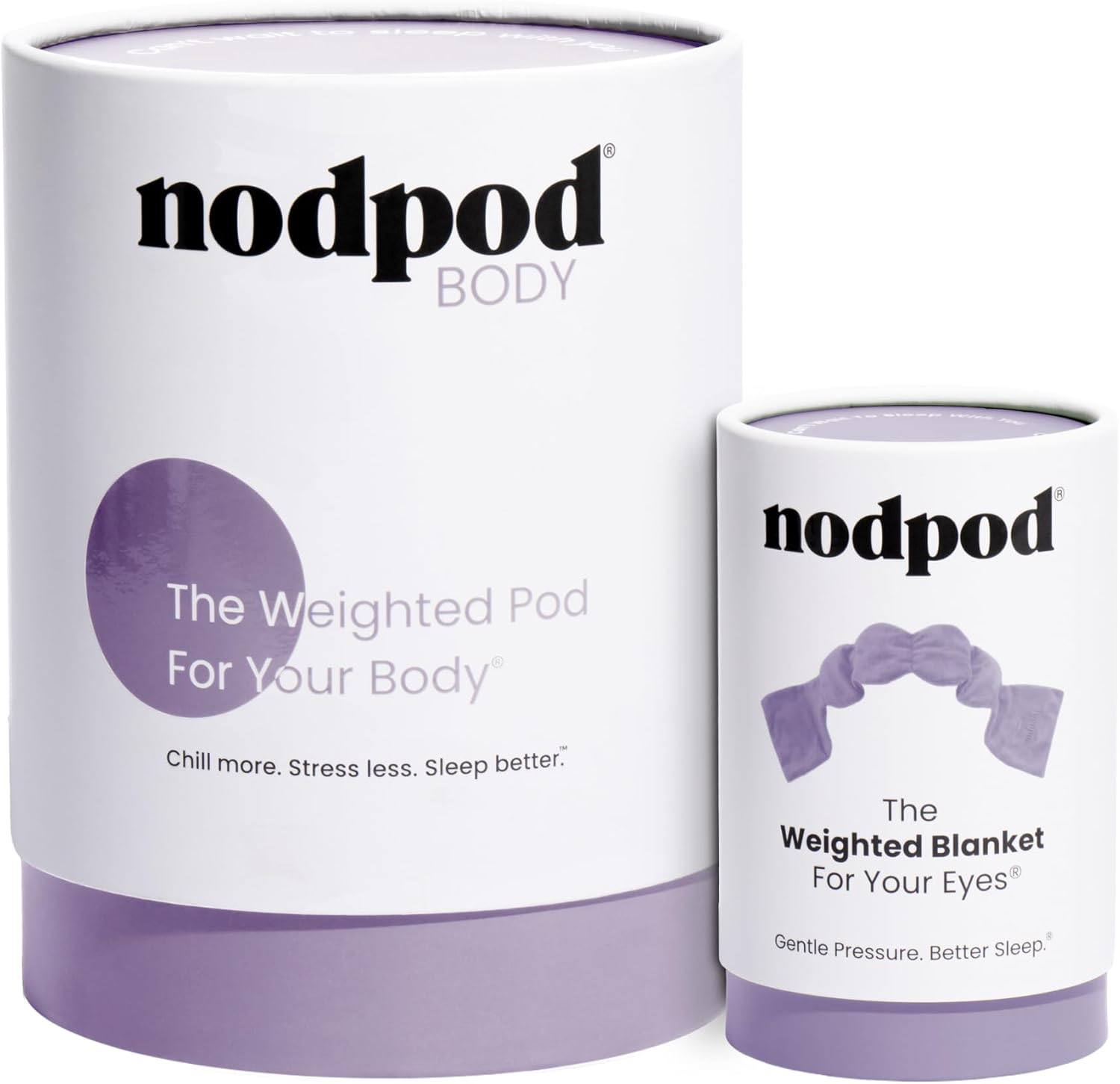 nodpod Gentle Pressure Weighted Sleep Mask & Compact Blanket Bundle
