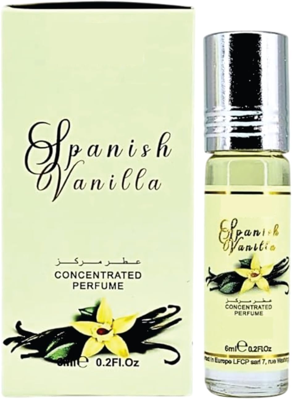 Sapphire's Choice Spanish Vanilla Perfume Oil for Women and Men, 6ml | Vanilla, Milky and Sweet Fragrance, Unisex, PERSONAL FRAGRANCE
