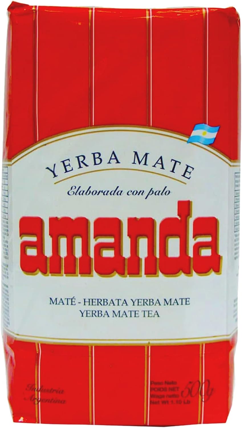 Amanda Yerba Mate Tea Traditional 0,5 kg | Yerba Mate Argentina |Detox and energy drink