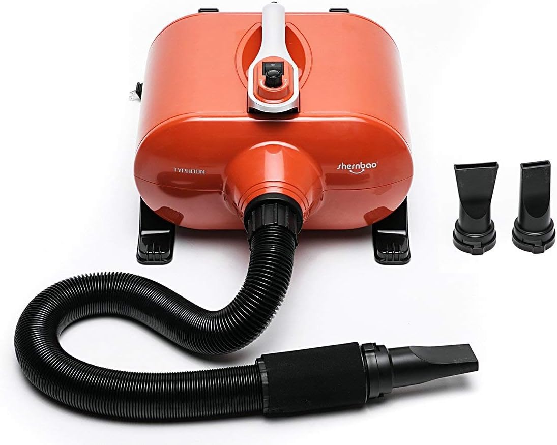 shernbao High Velocity Professional Dog Pet Grooming Hair Drying Force Dryer Blower 6.0HP (DHD-2400F)