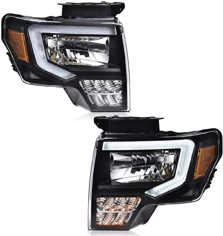 PIT66 LED Headlight Assembly Fit Ford F150 2009-2014